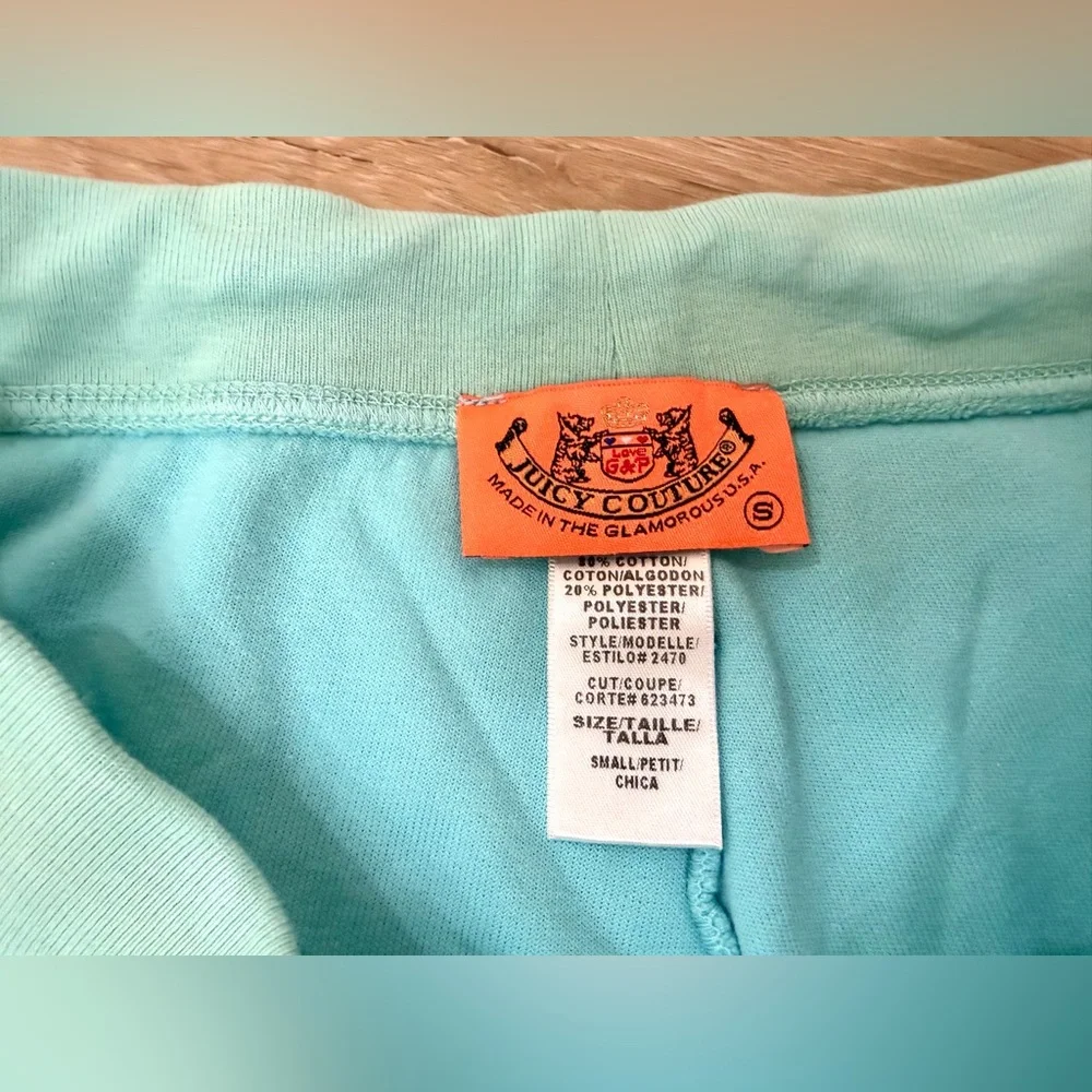 Juicy Couture Aqua Lounge Pants S - Picture 6 of 6